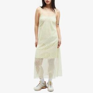 Brain Dead Engineered Cloud Mesh Slip Dress